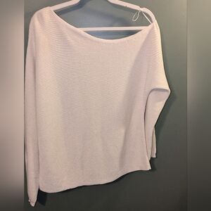 COPY - Treasure & Bond Waffle Knit Off One Shoulder Sweater Medium